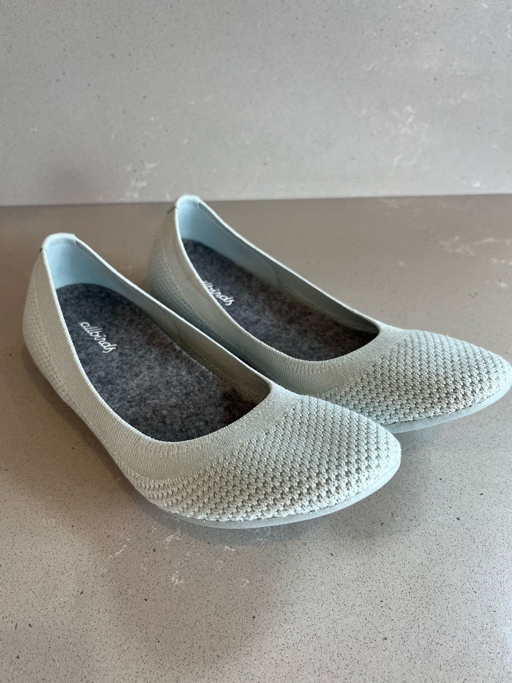 Allbirds Tree Breezers Lightweight Flats Slip On Shoes Light Blue Women’s SZ 7.5